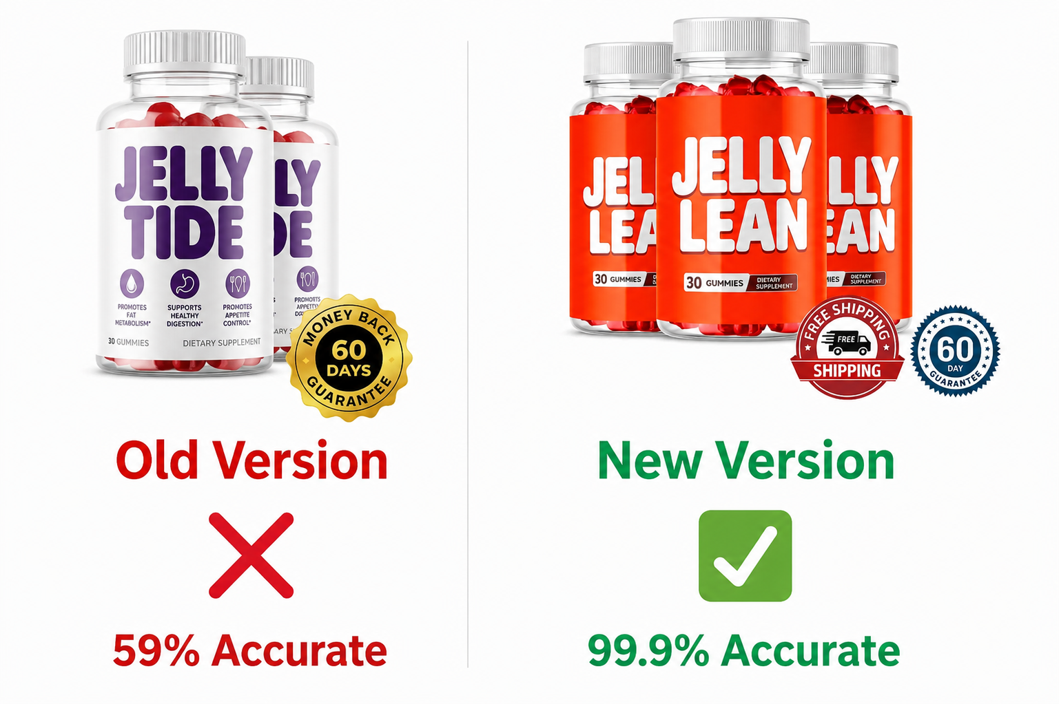 JellyTide and JellyLean premium wellness gummies
